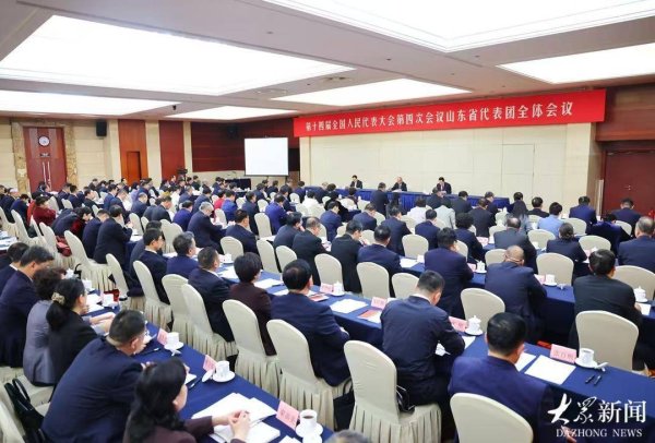 十四届全国人大四次会议山东省代表团成立 推选林武为团长