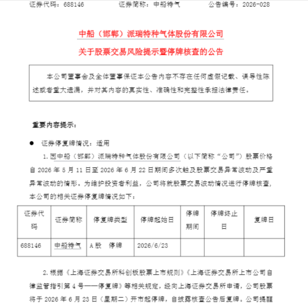 股价43天暴涨388%，10倍大牛股明起停牌