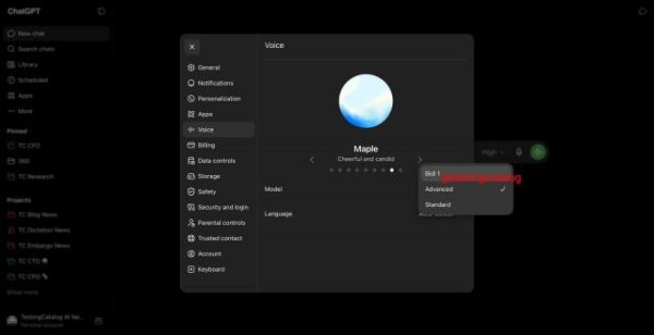 ChatGPT语音最大规模升级：双向AI语音模型Bidi 1已上线测试