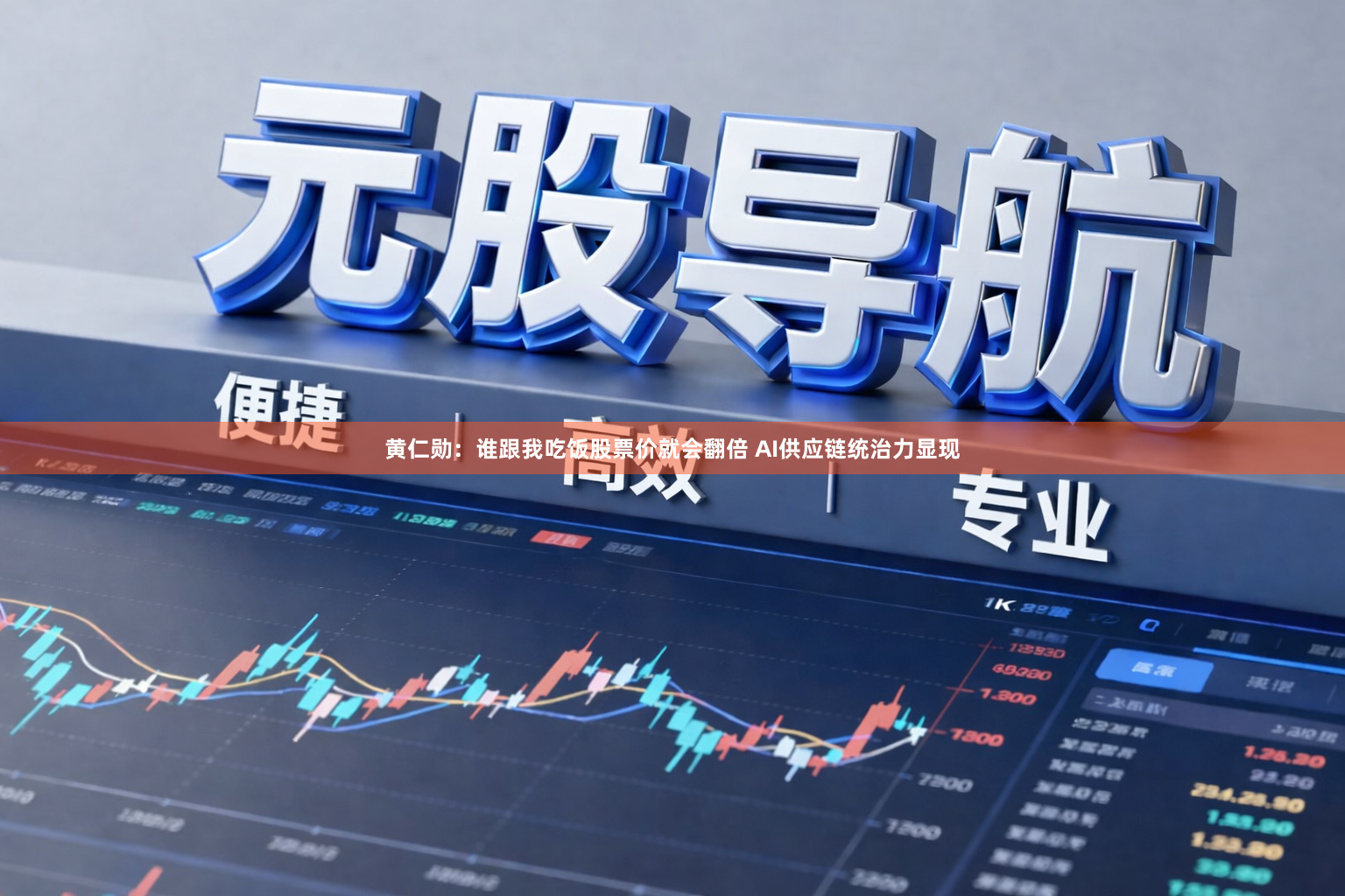 黄仁勋：谁跟我吃饭股票价就会翻倍 AI供应链统治力显现