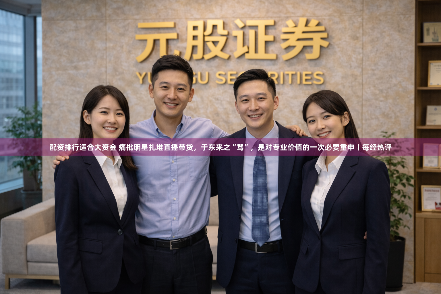 配资排行适合大资金 痛批明星扎堆直播带货，于东来之“骂”，是对专业价值的一次必要重申丨每经热评