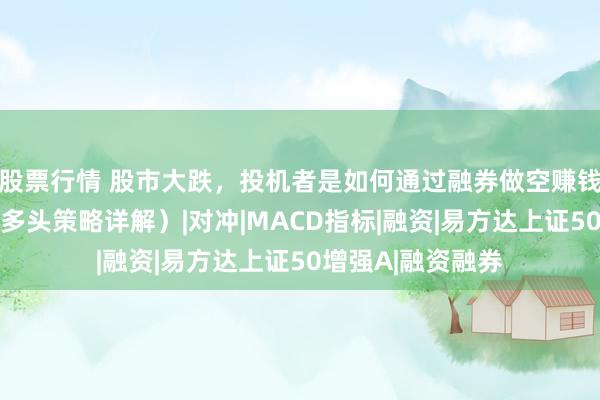 股票行情 股市大跌，投机者是如何通过融券做空赚钱？（附：空头与多头策略详解）|对冲|MACD指标|融资|易方达上证50增强A|融资融券